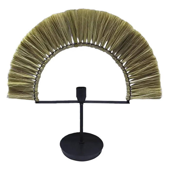 Desk lamp DKD Home Decor Natural Black Iron Jute (57 x 17 x 52 cm) - Декорация и Осветление<<<Дом
