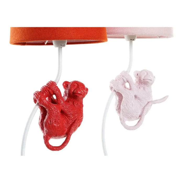 Desk lamp DKD Home Decor Polyester Resin 25W 220 V Monkey (2 pcs) (19 x 17 x 53 cm) - Декорация и Осветление<<<Дом