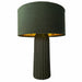 Desk lamp DKD Home Decor Velvet Aluminium Green (26 x 26 x 37 cm) - Декорация и Осветление<<<Дом
