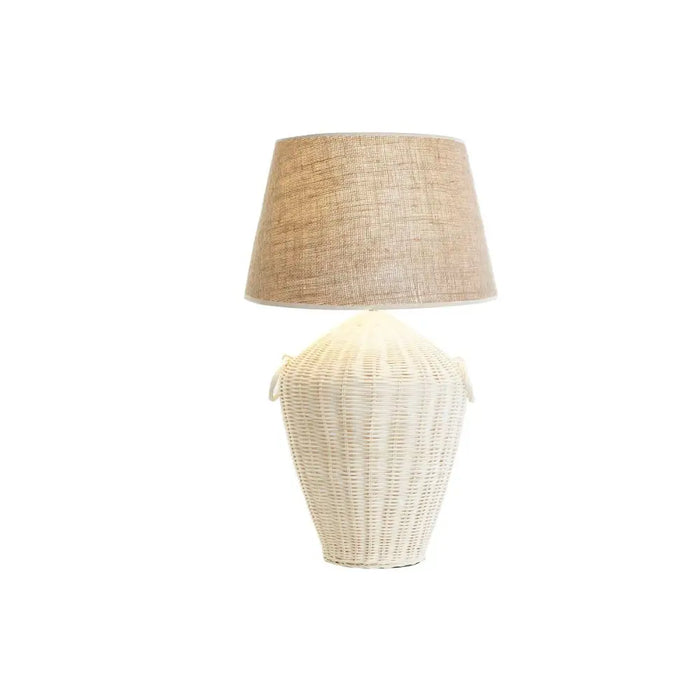 Desk lamp DKD Home Decor White Brown 50 W 220 V 42 x 42 x 70 cm - Декорация и Осветление<<<Дом