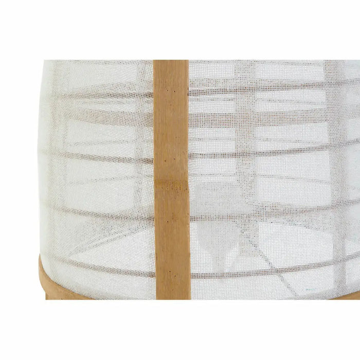 Desk lamp DKD Home Decor White Natural Bamboo 40 W 220 V 32 x 32 x 45,5 cm - Декорация и Осветление<<<Дом