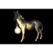 Desk lamp DKD Home Decor Zebra Golden 220 V 50 W Modern (55 x 22 x 51 cm) - Декорация и Осветление<<<Дом