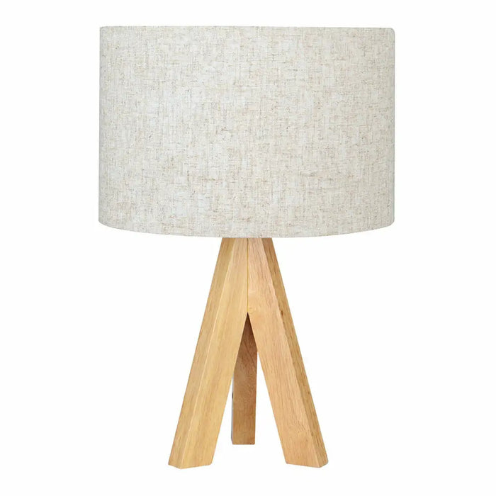 Desk lamp EDM 32160 Wood Cloth 18 x 18 x 30 cm E27 - Декорация и Осветление<<<Дом Градина<<<BigBuy&&&Лампи<<<Декорация