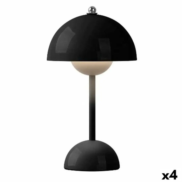 Desk lamp Gift Decor Black 1,5 W Mushroom (4 Units) - Декорация и Осветление<<<Дом Градина<<<BigBuy&&&Лампи<<<Декорация