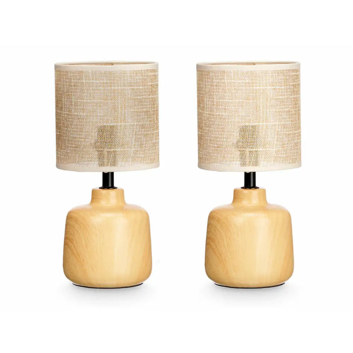 Desk lamp Gift Decor Brown 60 W 2 Units - Декорация и Осветление<<<Дом Градина<<<BigBuy&&&Лампи<<<Декорация и