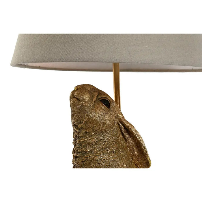 Desk lamp Home ESPRIT Beige Golden Resin 50 W 220 V 30 x 30 x 58 cm - Декорация и Осветление<<<Дом