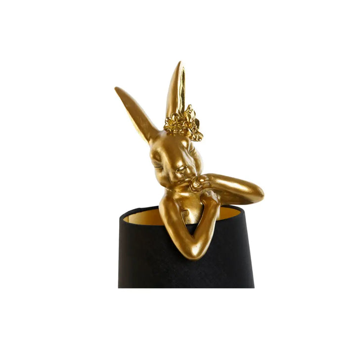 Desk lamp Home ESPRIT Black Golden Resin 40 W 220 V 16 x 16 x 43 cm - Декорация и Осветление<<<Дом