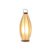 Desk lamp Home ESPRIT Brown Linen Metal Rope 25 x 25 x 60 cm - Декорация и Осветление<<<Дом