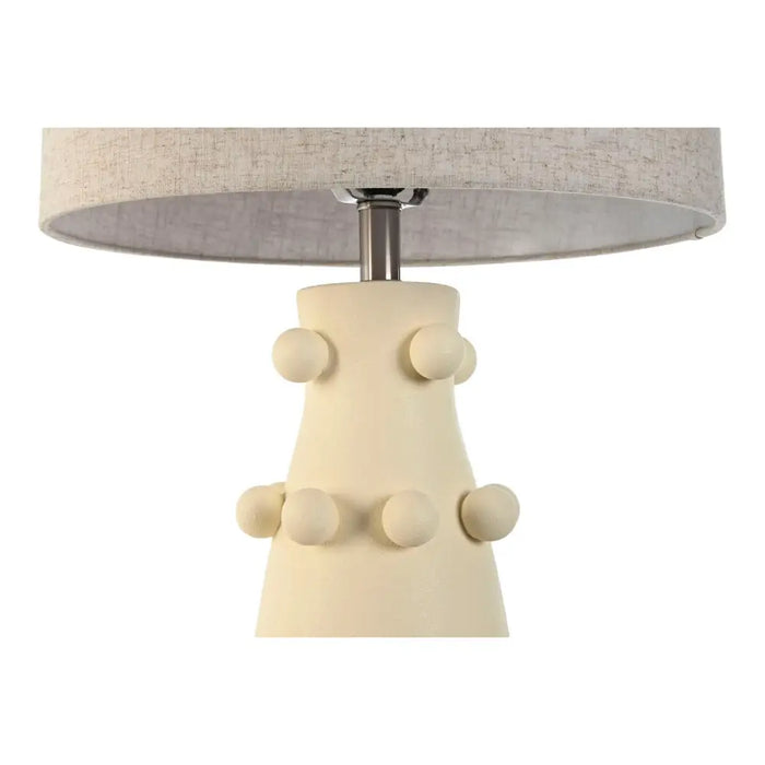 Desk lamp Home ESPRIT Cream Stoneware 50 W 220 V 40 x 40 x 76 cm - Декорация и Осветление<<<Дом