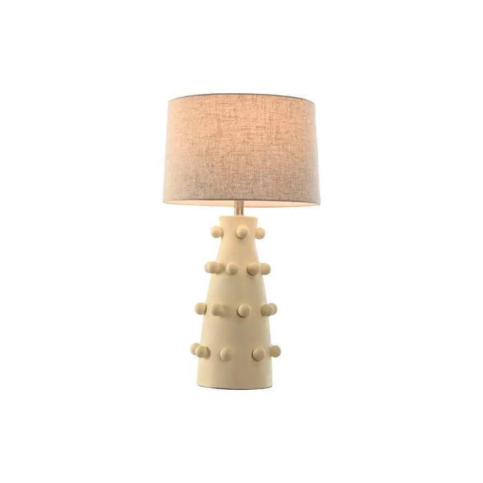 Desk lamp Home ESPRIT Cream Stoneware 50 W 220 V 40 x 40 x 76 cm - Декорация и Осветление<<<Дом