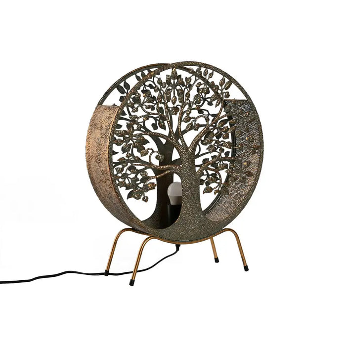 Desk lamp Home ESPRIT Golden Metal 50 W 220 V 40 x 13 x 49 cm - Декорация и Осветление<<<Дом