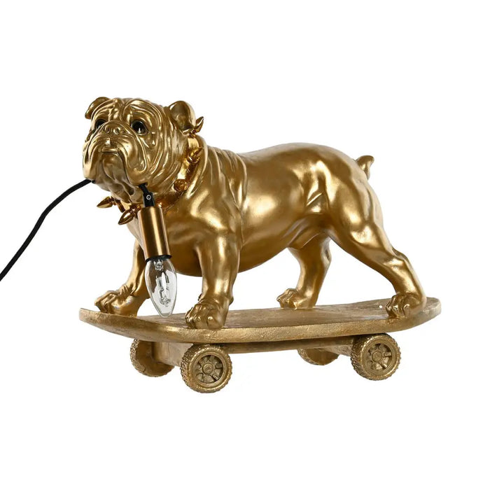 Desk lamp Home ESPRIT Golden Resin 220 V 45 X 23 X 34 cm - Декорация и Осветление<<<Дом
