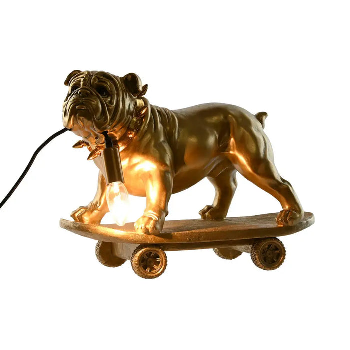 Desk lamp Home ESPRIT Golden Resin 220 V 45 X 23 X 34 cm - Декорация и Осветление<<<Дом