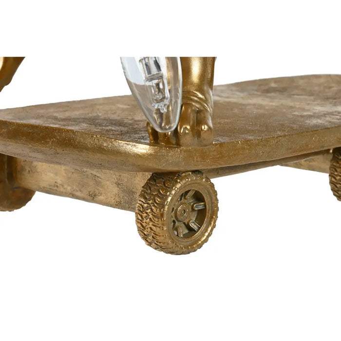 Desk lamp Home ESPRIT Golden Resin 220 V 45 X 23 X 34 cm - Декорация и Осветление<<<Дом