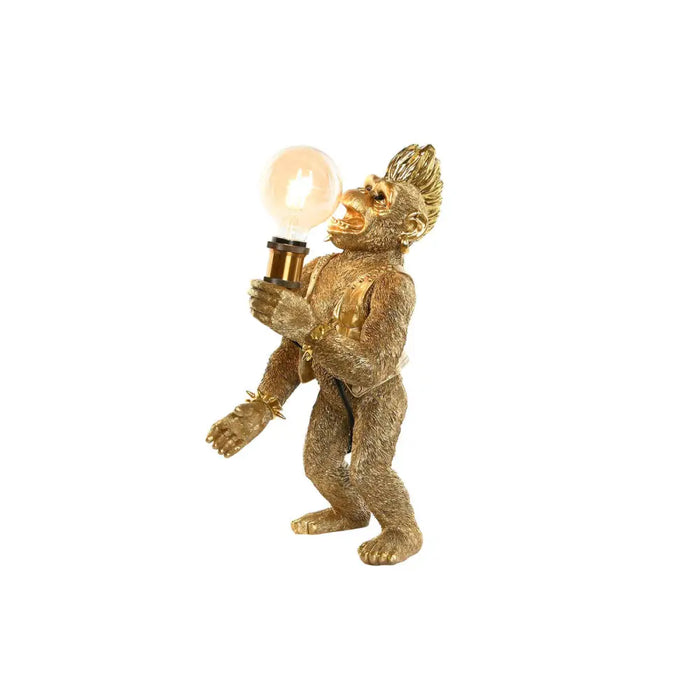 Desk lamp Home ESPRIT Golden Resin 50 W 220 V 25 x 24 x 48 cm (2 Units) - Декорация и Осветление<<<Дом