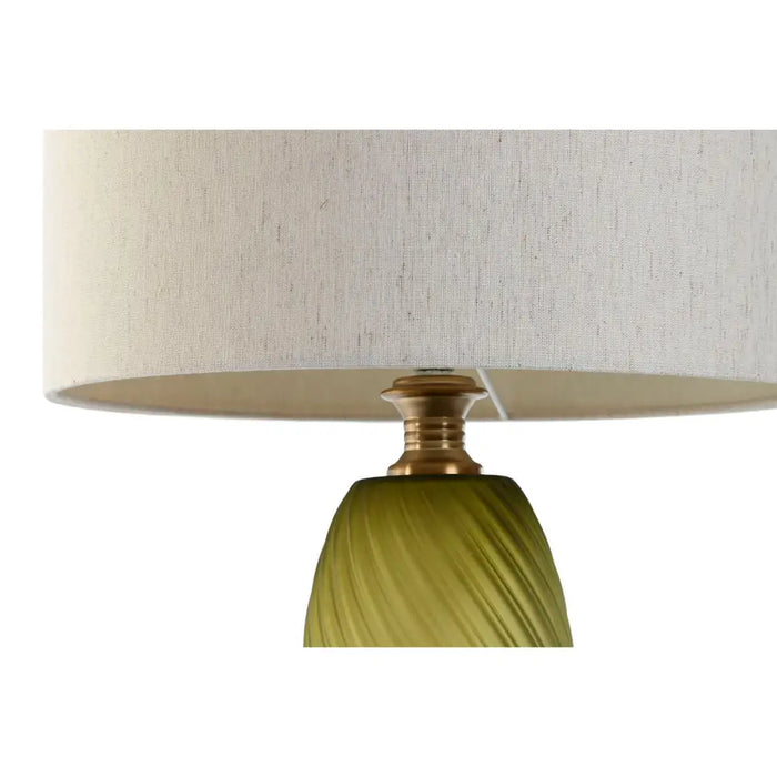 Desk lamp Home ESPRIT Green Beige Golden Crystal 50 W 220 V 36 x 36 x 61 cm - Декорация и Осветление<<<Дом