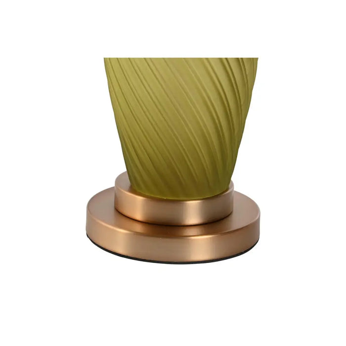 Desk lamp Home ESPRIT Green Beige Golden Crystal 50 W 220 V 36 x 36 x 61 cm - Декорация и Осветление<<<Дом