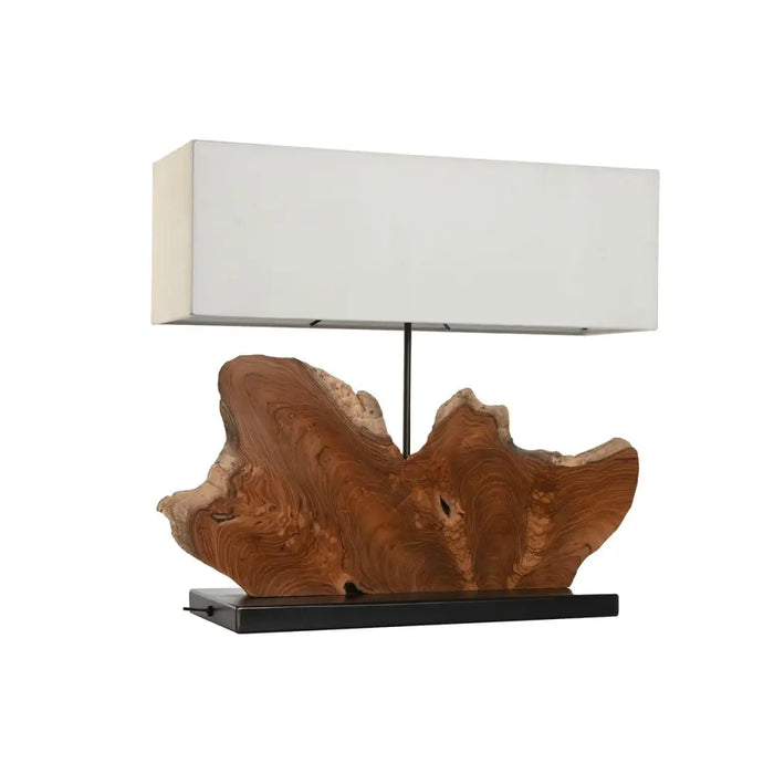 Desk lamp Home ESPRIT Iron Teak 60 X 20 X 55 cm - Декорация и Осветление<<<Дом Градина<<<BigBuy&&&Лампи<<<Декорация и