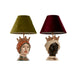 Desk lamp Home ESPRIT Multicolour Resin 26 x 26 x 43 cm (2 Units) - Декорация и Осветление<<<Дом