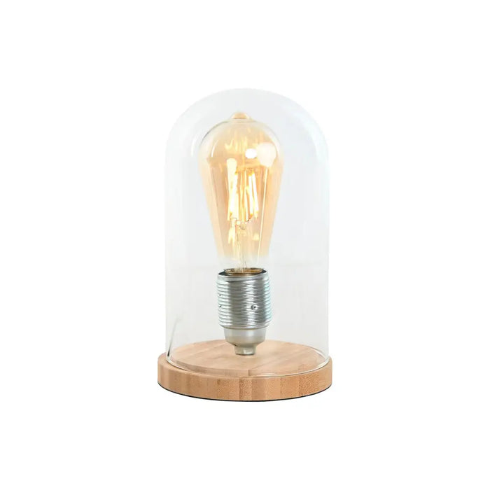 Desk lamp Home ESPRIT Natural Bamboo Crystal 50 W 220 V 13 x 13 x 22 cm - Декорация и Осветление<<<Дом
