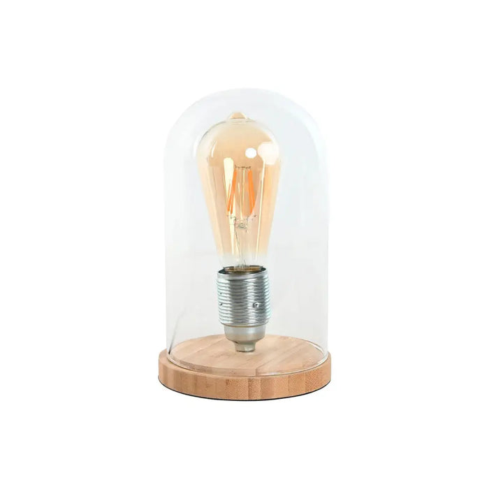 Desk lamp Home ESPRIT Natural Bamboo Crystal 50 W 220 V 13 x 13 x 22 cm - Декорация и Осветление<<<Дом