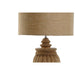 Desk lamp Home ESPRIT Natural Jute Wood 50 W 220 V 41 x 41 x 76 cm - Декорация и Осветление<<<Дом
