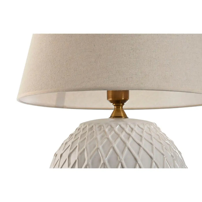Desk lamp Home ESPRIT White 50 W 220 V - Декорация и Осветление<<<Дом Градина<<<BigBuy&&&Лампи<<<Декорация и