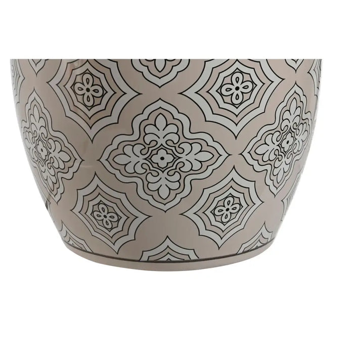 Desk lamp Home ESPRIT White Beige Ceramic 50 W 220 V 43,5 x 43,5 x 61 cm - Декорация и Осветление<<<Дом