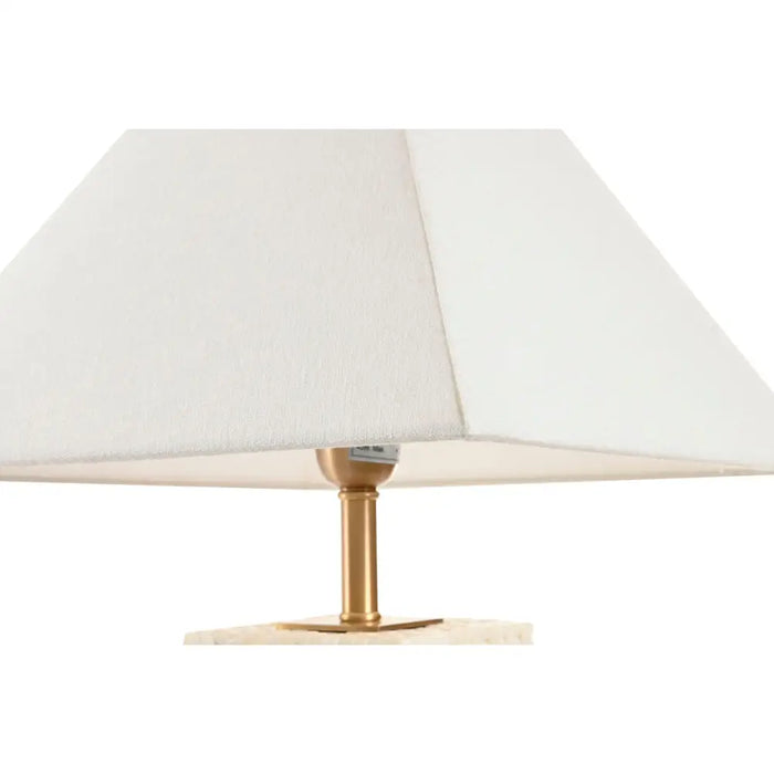 Desk lamp Home ESPRIT White Beige Golden 50 W 220 V - Декорация и Осветление<<<Дом Градина<<<BigBuy&&&Лампи<<<Декорация