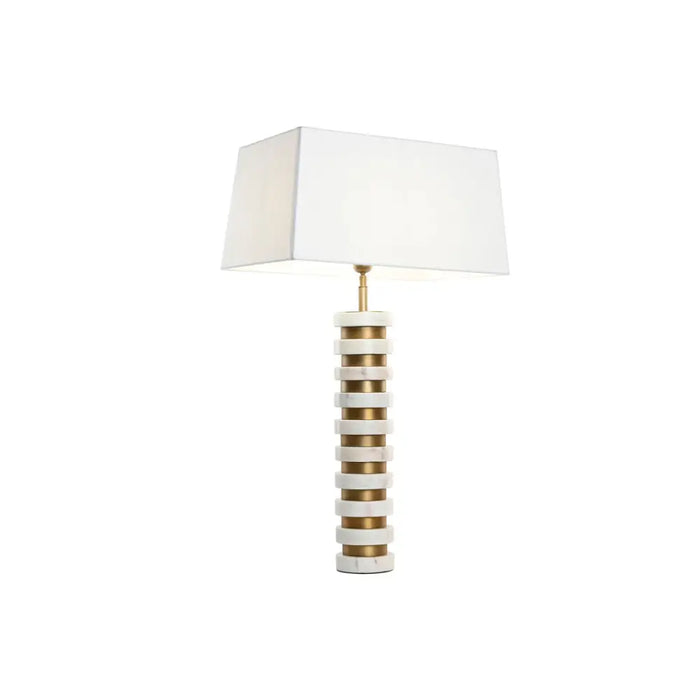 Desk lamp Home ESPRIT White Beige Golden 50 W 220 V - Декорация и Осветление<<<Дом Градина<<<BigBuy&&&Лампи<<<Декорация