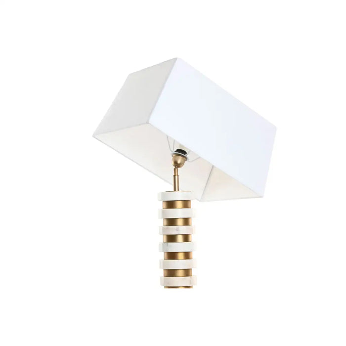 Desk lamp Home ESPRIT White Beige Golden 50 W 220 V - Декорация и Осветление<<<Дом Градина<<<BigBuy&&&Лампи<<<Декорация