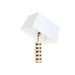 Desk lamp Home ESPRIT White Beige Golden 50 W 220 V - Декорация и Осветление<<<Дом Градина<<<BigBuy&&&Лампи<<<Декорация