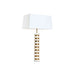 Desk lamp Home ESPRIT White Beige Golden 50 W 220 V - Декорация и Осветление<<<Дом Градина<<<BigBuy&&&Лампи<<<Декорация