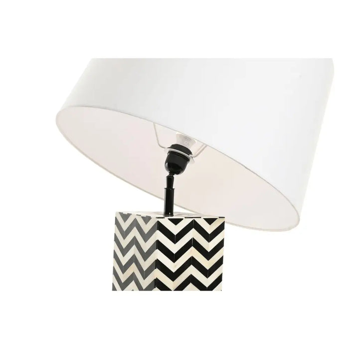 Desk lamp Home ESPRIT White Black 50 W 220 V - Декорация и Осветление<<<Дом Градина<<<BigBuy&&&Лампи<<<Декорация и