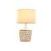 Desk lamp Home ESPRIT White Brown Crystal Rope 220 W 60 V 28 x 28 x 45 cm (2 Units) - Декорация и Осветление<<<Дом