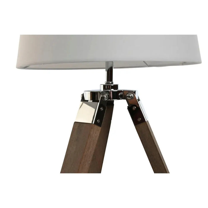 Desk lamp Home ESPRIT White Brown Wood 36 x 36 x 60 cm - Декорация и Осветление<<<Дом