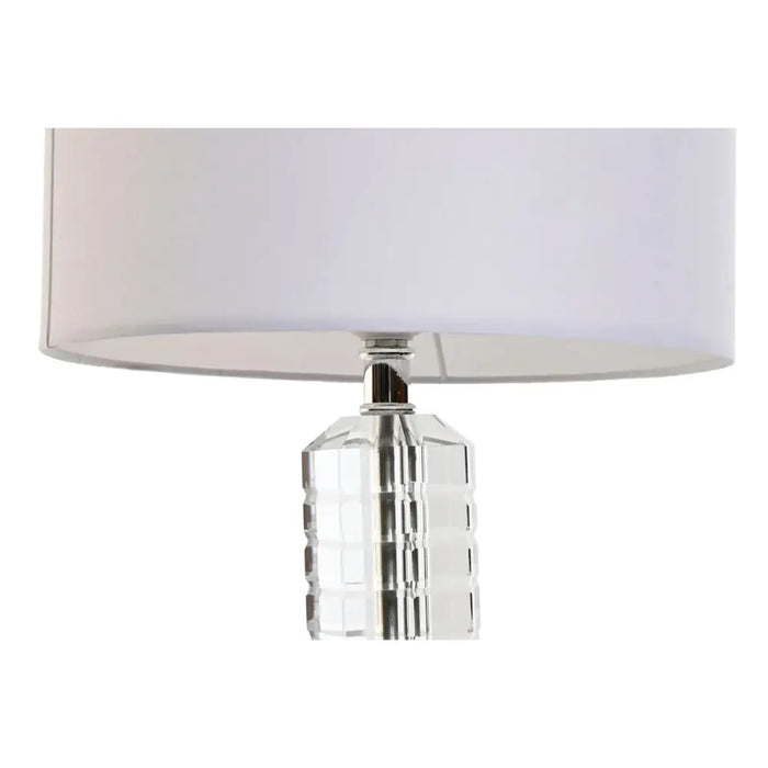 Desk lamp Home ESPRIT White Crystal 50 W 220 V 25 x 25 x 42 cm - Декорация и Осветление<<<Дом