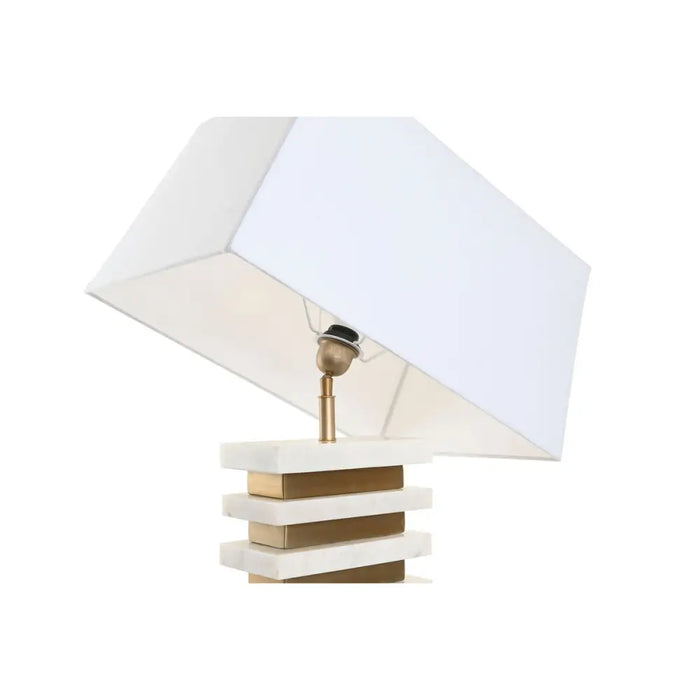 Desk lamp Home ESPRIT White Golden 50 W 220 V - Декорация и Осветление<<<Дом Градина<<<BigBuy&&&Лампи<<<Декорация и