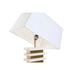 Desk lamp Home ESPRIT White Golden 50 W 220 V - Декорация и Осветление<<<Дом Градина<<<BigBuy&&&Лампи<<<Декорация и