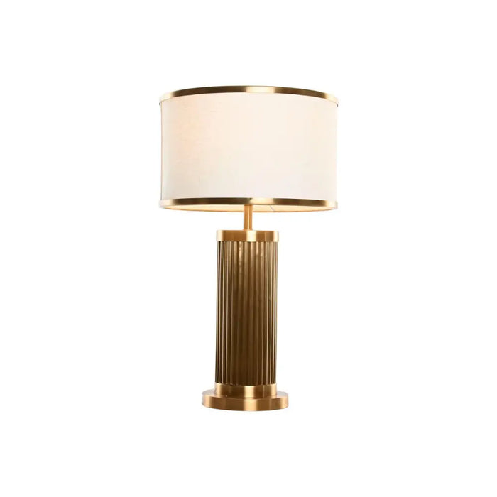 Desk lamp Home ESPRIT White Golden 50 W 220 V - Декорация и Осветление<<<Дом Градина<<<BigBuy&&&Лампи<<<Декорация и
