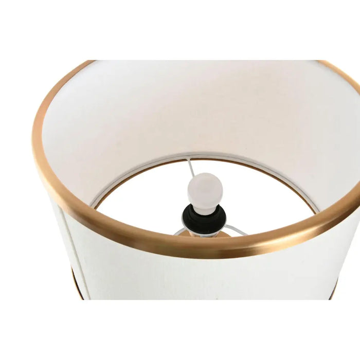 Desk lamp Home ESPRIT White Golden 50 W 220 V - Декорация и Осветление<<<Дом Градина<<<BigBuy&&&Лампи<<<Декорация и