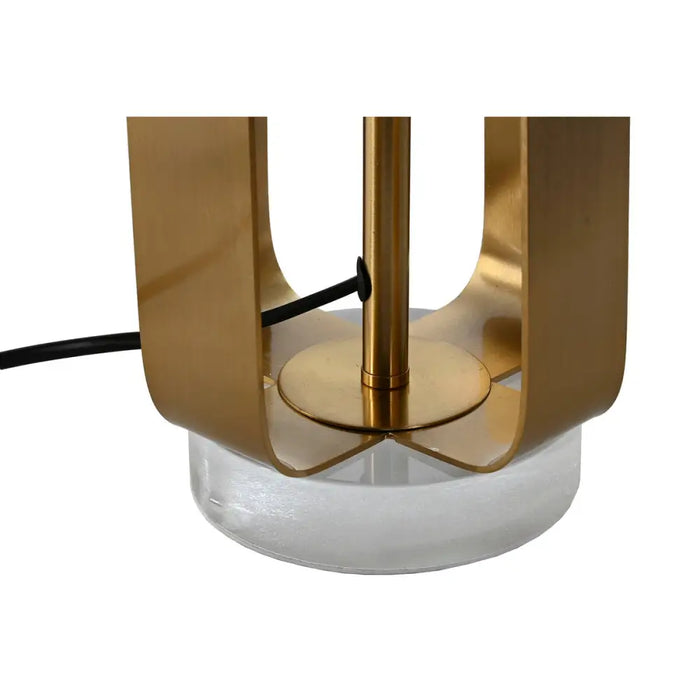 Desk lamp Home ESPRIT White Golden Iron 50 W 220 V 35 x 35 x 78 cm - Декорация и Осветление<<<Дом