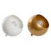 Desk lamp Home ESPRIT White Golden Metal 50 W 220 V 15 x 15 x 15 cm (2 Units) - Декорация и Осветление<<<Дом