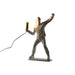 Desk lamp Home ESPRIT White Golden Resin 220 V 32 x 13 x 52 cm - Декорация и Осветление<<<Дом