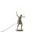 Desk lamp Home ESPRIT White Golden Resin Plastic 220 V 18 x 17 x 44 cm - Декорация и Осветление<<<Дом