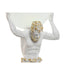 Desk lamp Home ESPRIT White Golden Resin Plastic 220 V 18 x 17 x 44 cm - Декорация и Осветление<<<Дом