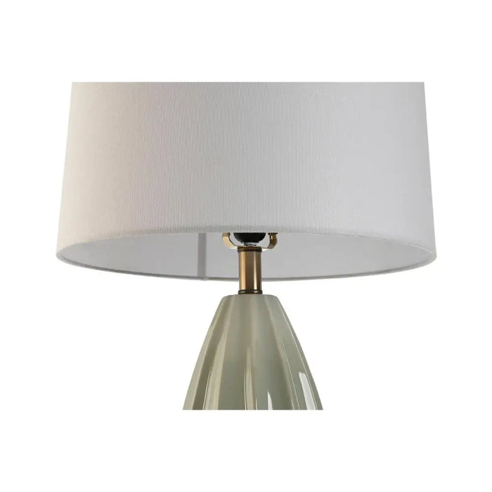 Desk lamp Home ESPRIT White Green Stoneware 50 W 220 V 40 x 40 x 78 cm - Декорация и Осветление<<<Дом