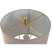 Desk lamp Home ESPRIT White Linen Stoneware 30 x 30 x 64 cm - Декорация и Осветление<<<Дом