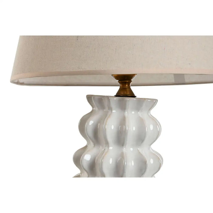 Desk lamp Home ESPRIT White Porcelain 50 W 220 V 40 x 40 x 65 cm - Декорация и Осветление<<<Дом