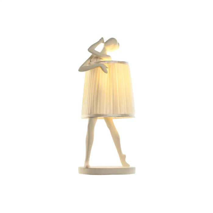 Desk lamp Home ESPRIT White Resin 40 W 220 V 29 x 25 x 62,5 cm - Декорация и Осветление<<<Дом